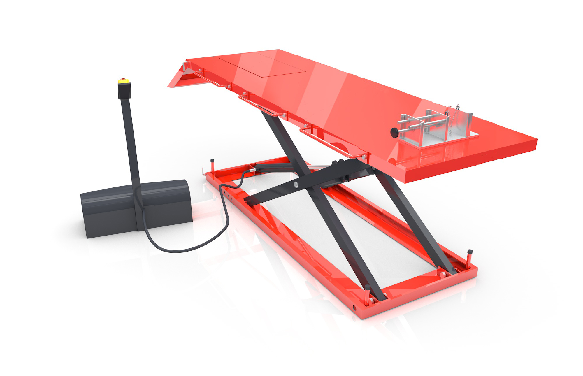 ERSA-TE500 SERİSİ 500 KG 800 MM ELEKTRİKLİ MOTORSİKLET KALDIRMA PLATFORMU