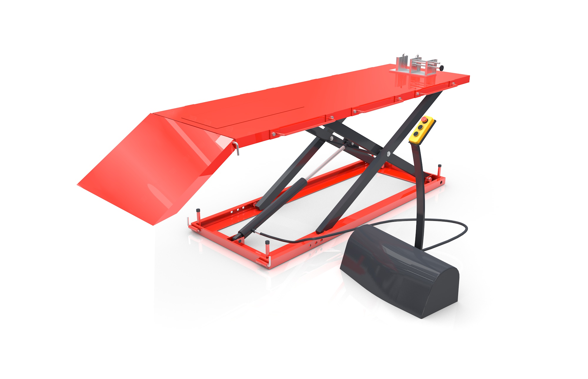 ERSA-TE500 SERİSİ 500 KG 800 MM ELEKTRİKLİ MOTORSİKLET KALDIRMA PLATFORMU