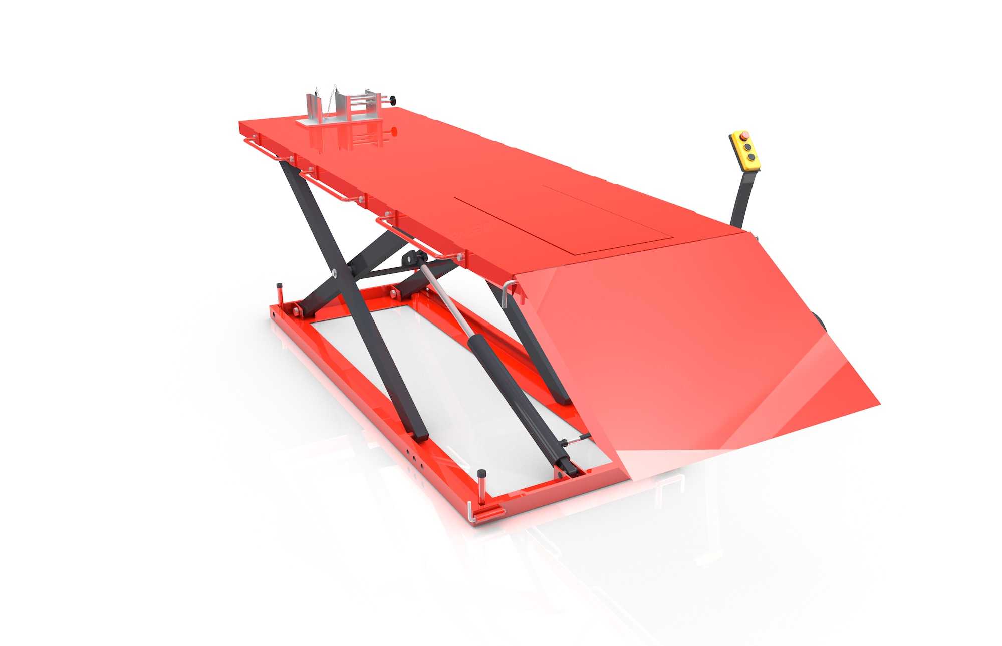 ERSA-TE500 SERİSİ 500 KG 800 MM ELEKTRİKLİ MOTORSİKLET KALDIRMA PLATFORMU