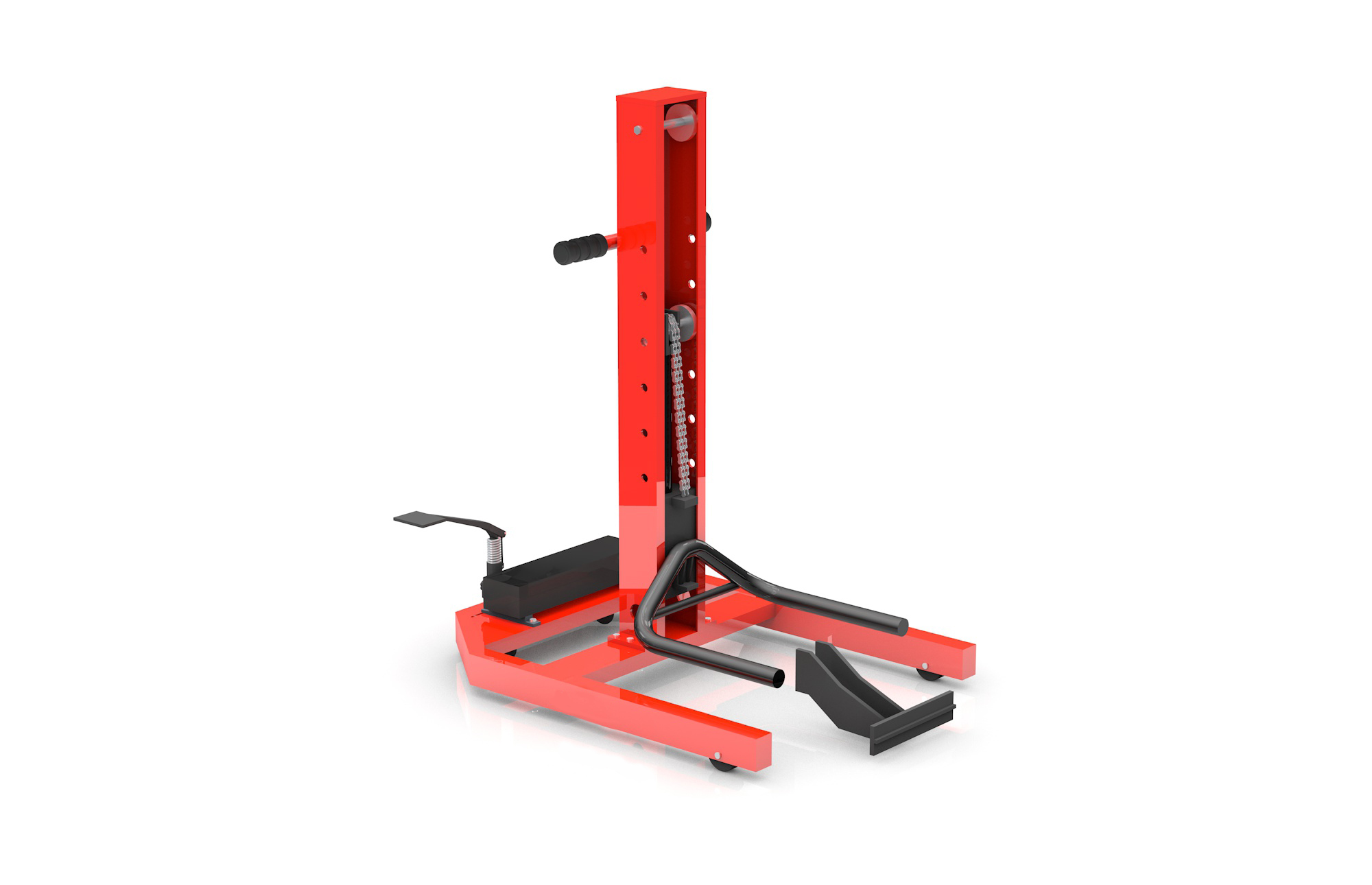 ERSA-TRA6000B SERİSİ 1500 KG 1.1 METRE MİNİ OTOMOBİL KALDIRMA ARACI