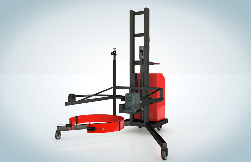 DTF-300 SERİSİ ERSA YARI AKÜLÜ VARİL TAŞIMA İSTİF MAKİNASI (300 KG )