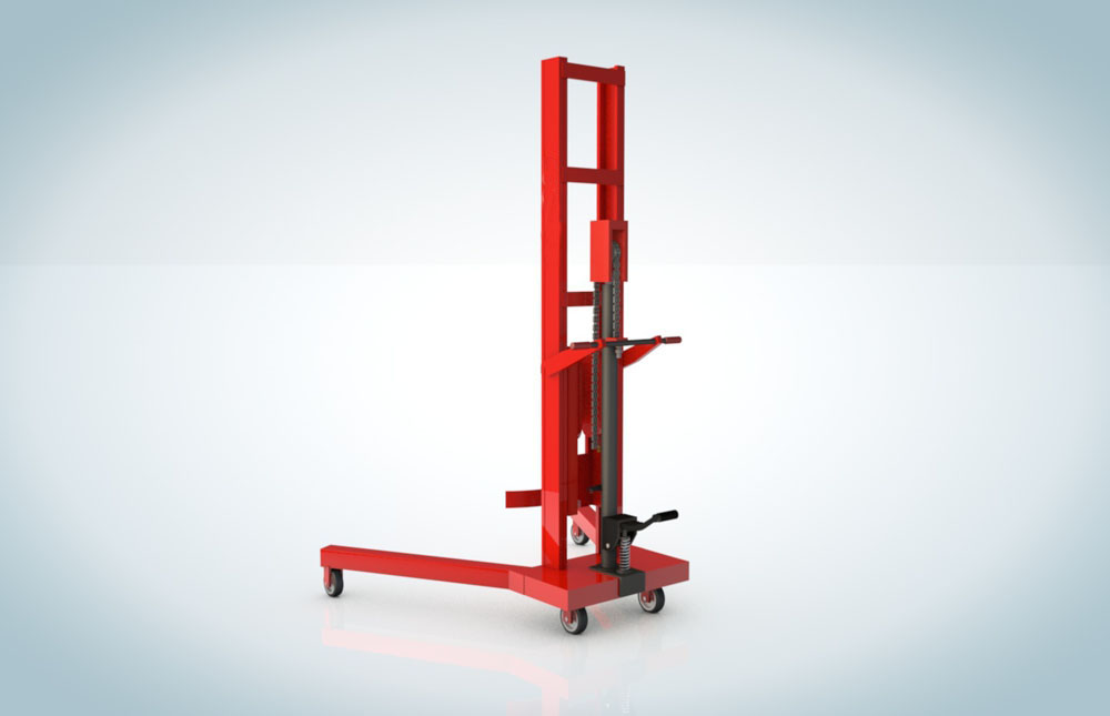 DTF450C-1 SERİSİ ERSA MANUEL TERAZİLİ VARİL TAŞIMA İSTİF MAKİNASI (450 KG )