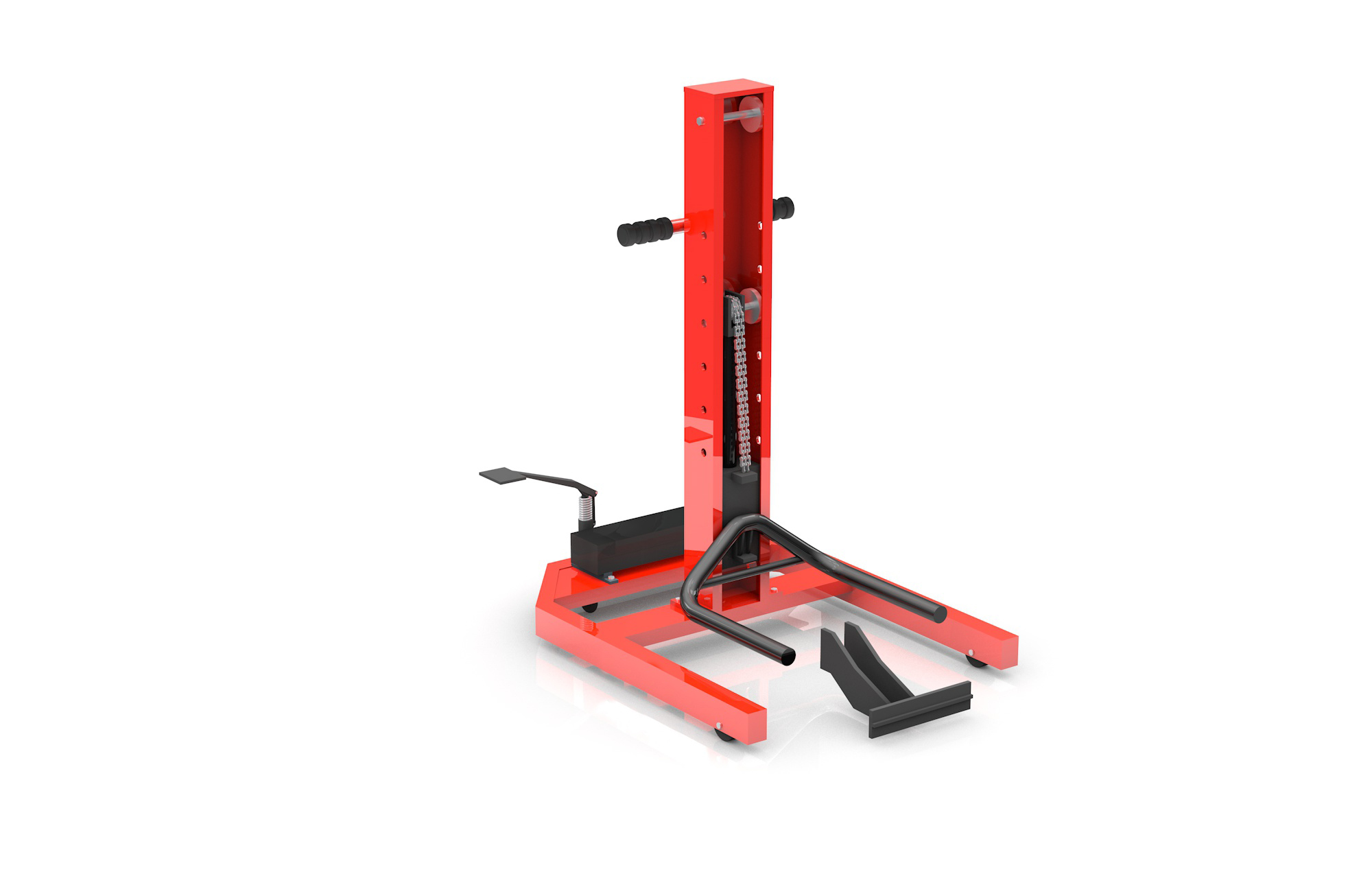 ERSA-TRA6000B SERİSİ 1500 KG 1.1 METRE MİNİ OTOMOBİL KALDIRMA ARACI