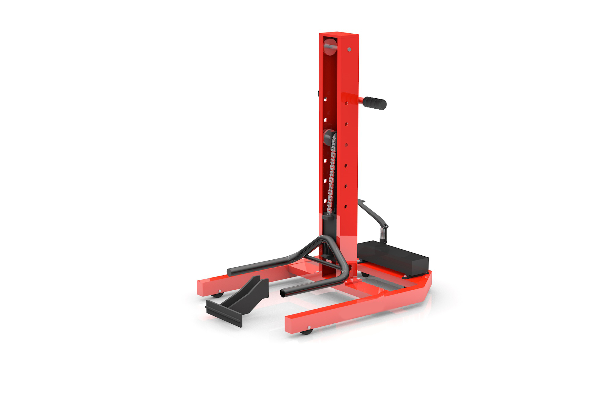 ERSA-TRA6000B SERİSİ 1500 KG 1.1 METRE MİNİ OTOMOBİL KALDIRMA ARACI