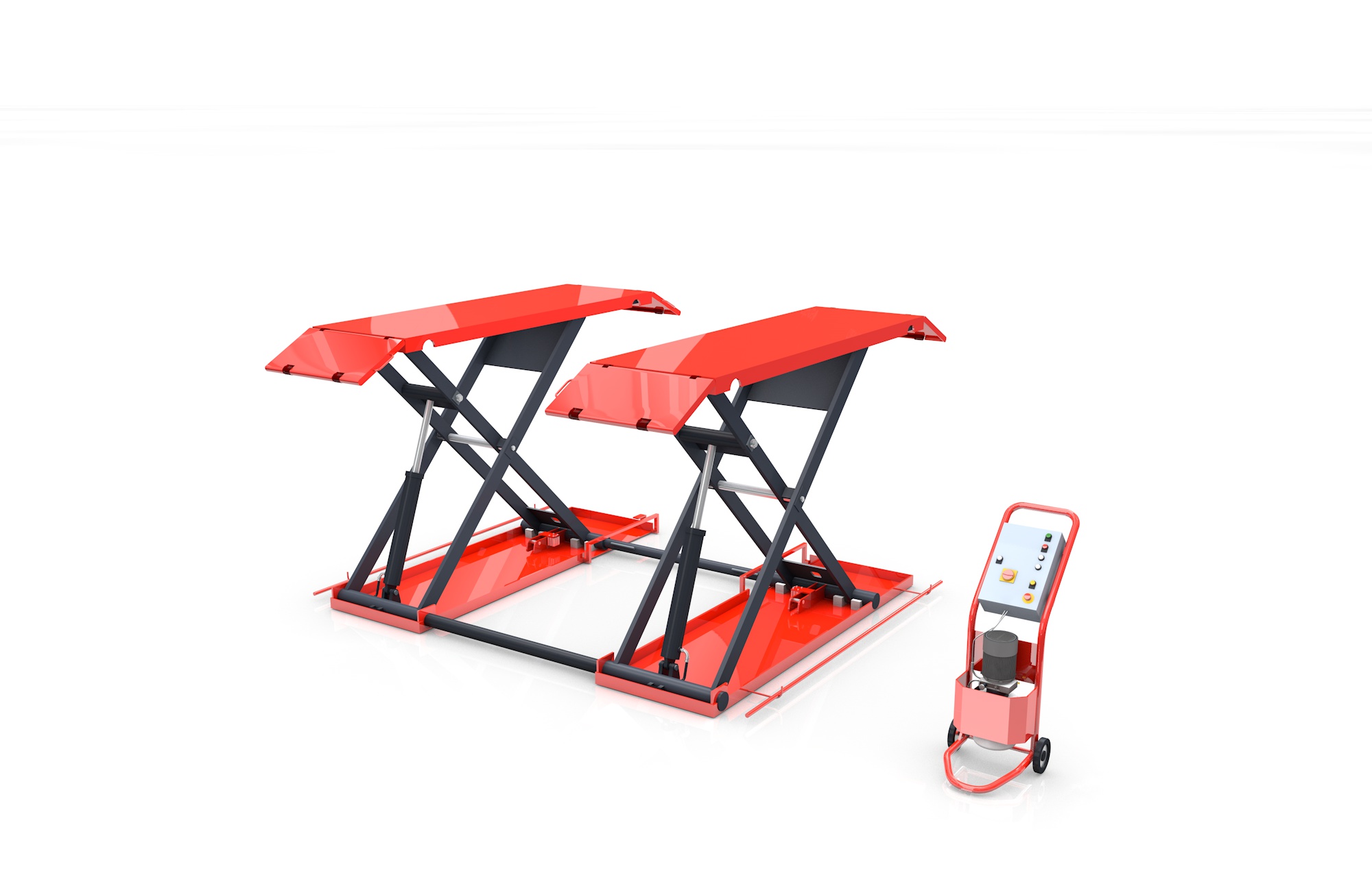 ERSA-QJY30-ZW SERİSİ 3000 KG 1 METRE OTOMOBİL YÜKSELTME PLATFORMU