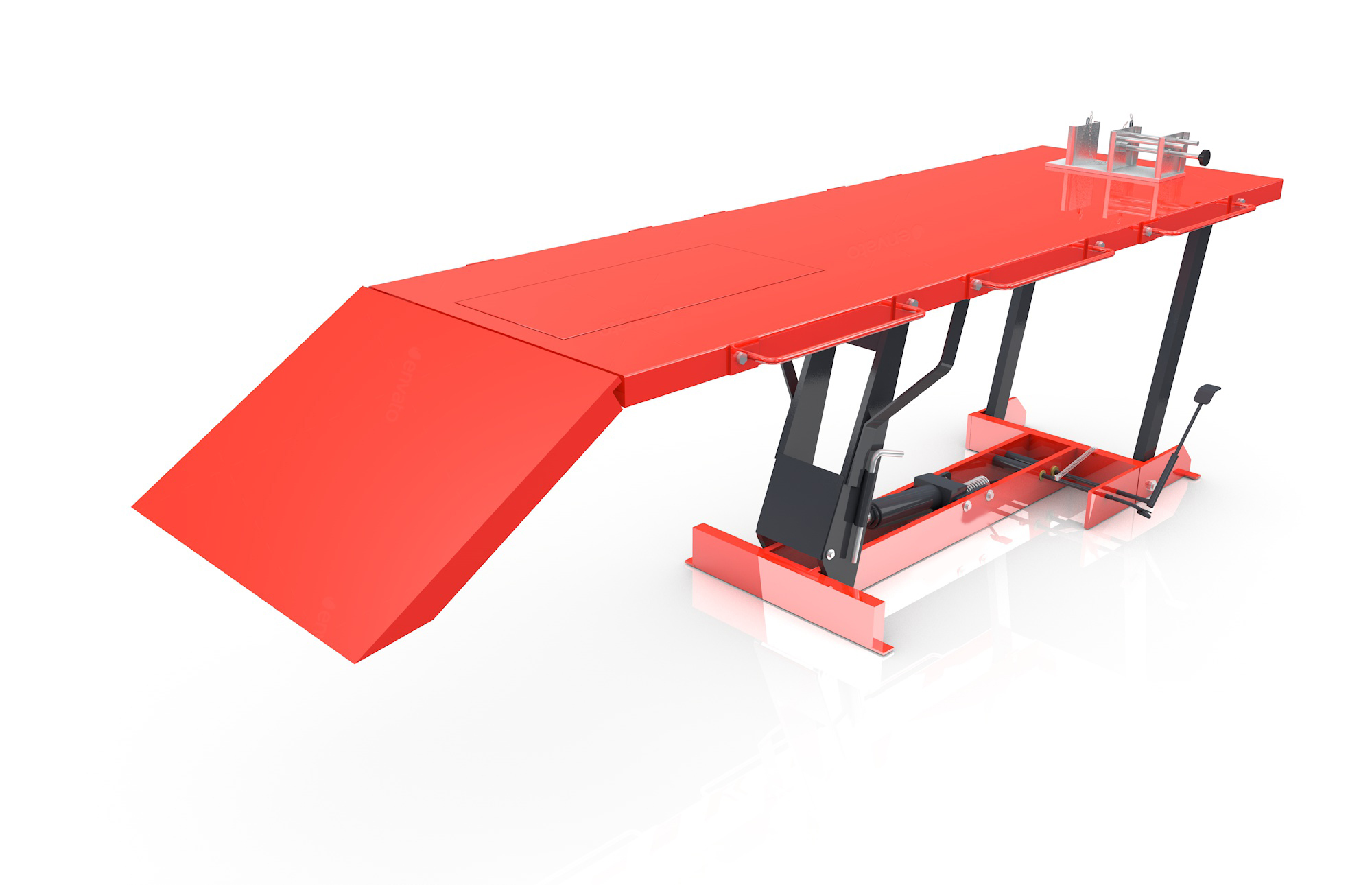 ERSA-MC500 SERİSİ 500 KG 770 MM MOTORSİKLET KALDIRMA PLATFORMU