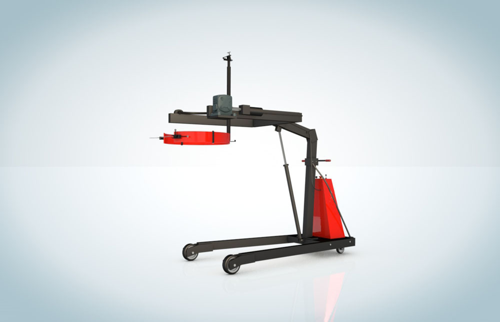 YL-300 SERİSİ ERSA YARI AKÜLÜ VARİL TAŞIMA İSTİF MAKİNASI (300 KG )