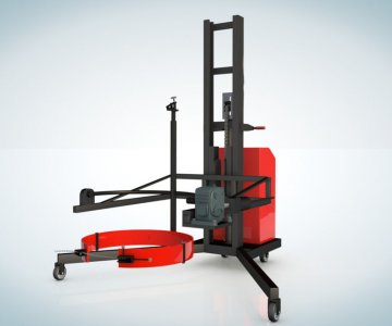 DTF-300 SERİSİ ERSA YARI AKÜLÜ VARİL TAŞIMA İSTİF MAKİNASI (300 KG )